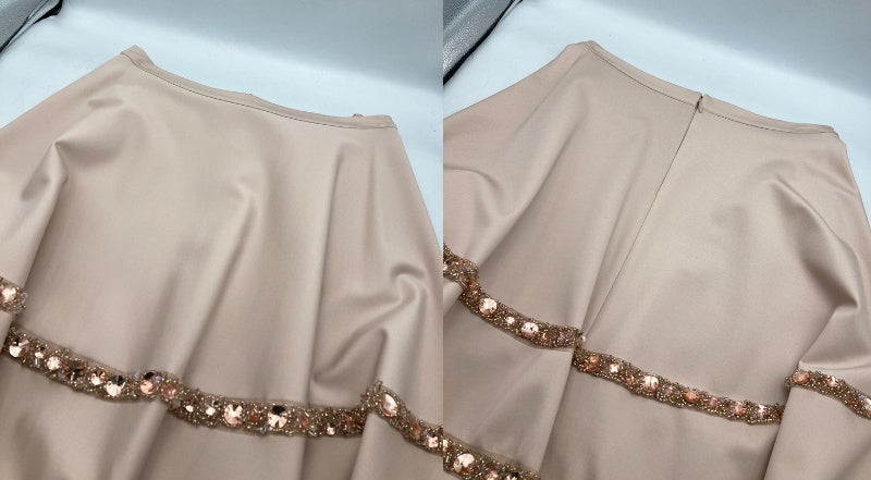 Blumarine ブルマリン ビジュー スカート ひざ丈 サイズ IT40 レディース 中古 D4