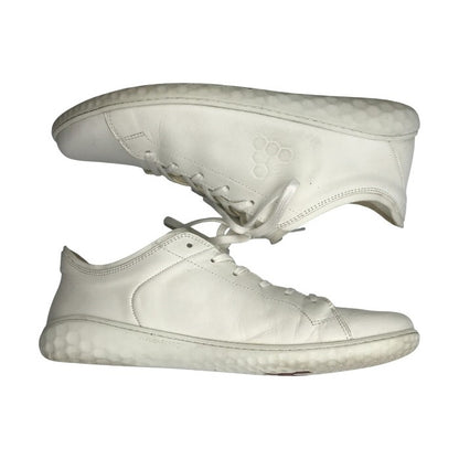 VIVOBAREFOOT GEO COURT III スニーカー メンズ ローカット ソフトレザー ジオコート ホワイト EU43サイズ 中古 T1