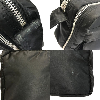 PORTER ポーター タンカー ショルダーバッグ(S) メンズ ナイロン 斜め掛け クリアポケット ブラック 622-06963 中古 T1