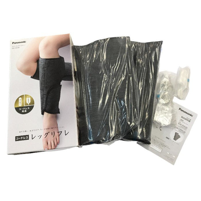 Panasonic パナソニック レッグリフレ エアーマッサージャー ブラック コードレス 静音 EW-CRA38-K 医療機器認証番号：230AHBZX00010000 中古 T1