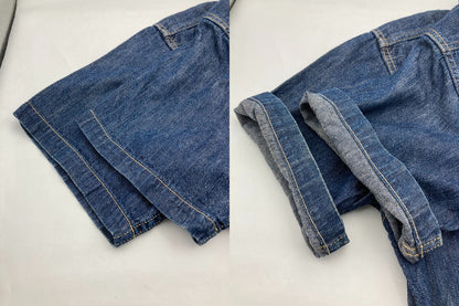 THE REAL McCOY’S ザリアルマッコイズ 600 RANCH 刺繍 ウエスタン デニムシャツ 半袖 サイズ15 メンズ 中古 D4