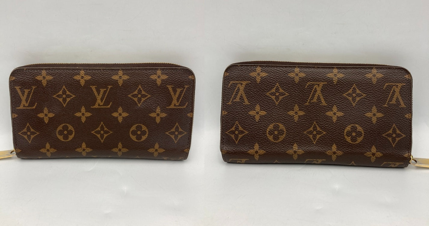 LOUIS VUITTON ルイヴィトン モノグラム ジッピーウォレット M41896 中古 D4