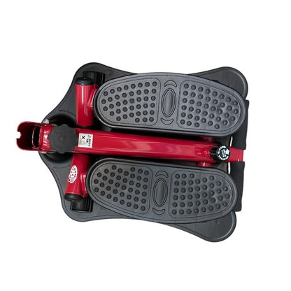 ショップジャパン 健康ステッパー ナイスデイ 専用ハンドル付き カウンターなし 有酸素運動 座りながら レッド NDS-1 shop Japan 家庭用 高齢者 中古 W４