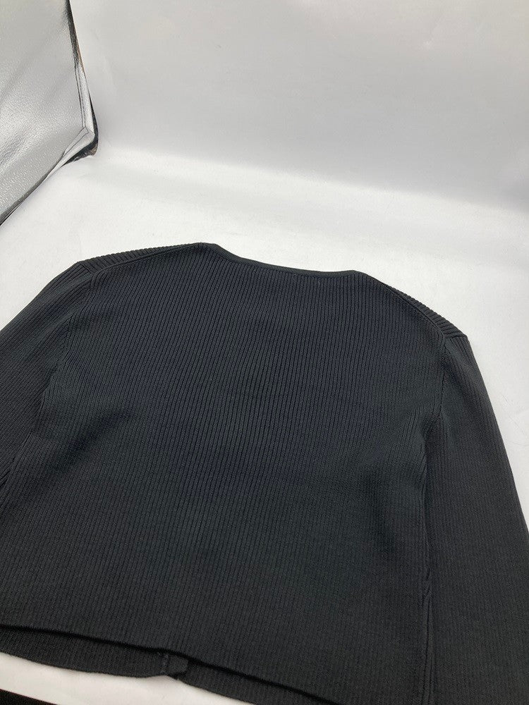 TOCCA トッカ シルク100％ カーディガン 袖リボン ブラック サイズXS 中古 D4