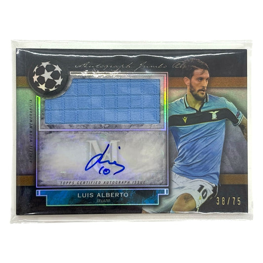 TOPPS サッカーカード MUSEUM COLLECTION LUIS ALBERTO LAZIO 38/75 #AJR-LA 中古 IT1