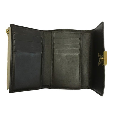 LOUIS VUITTON ルイヴィトン ポルトフォイユ カプシーヌ コンパクト 財布 3つ折り レディース トリヨンレザー ガレ ベージュ M62159 中古 T1