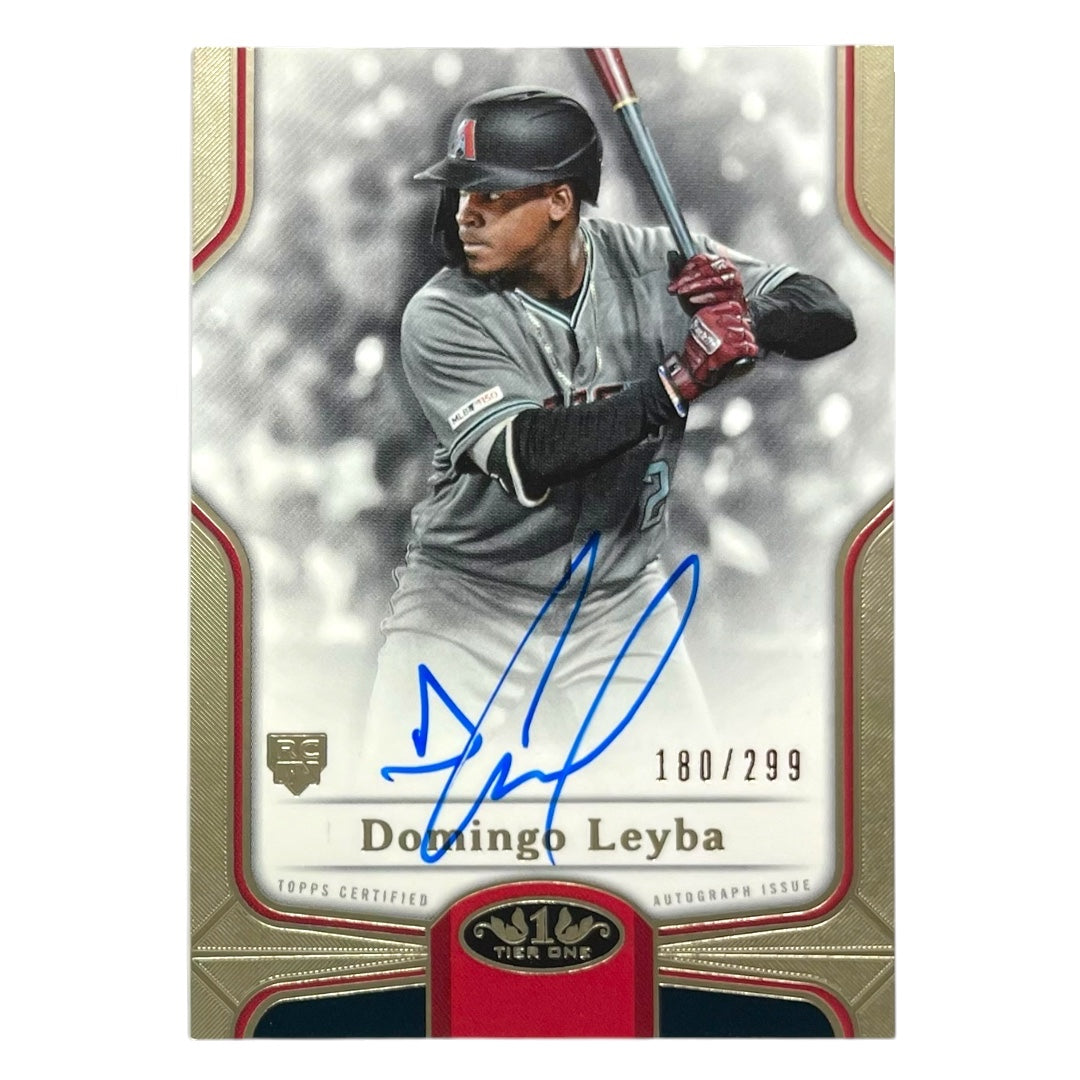 TOPPS MLBカード TIER 1 DOMINGO LEYBA ARIZONA DIAMONDBACKS /299 #BOA-DL 中古 IT2