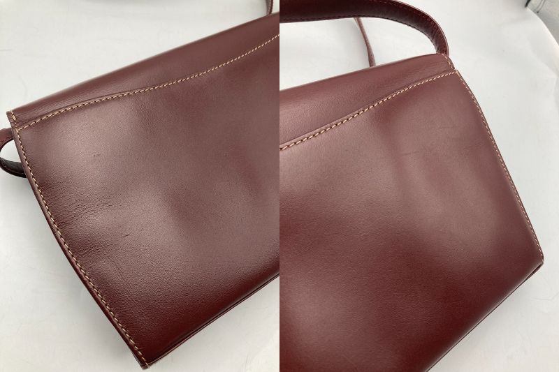 Cartier カルティエ マストライン 2WAY ショルダーバッグ クラッチバッグ 中古 D4