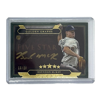 TOPPS MLBカード FIVE STAR BRENDAN McKAY TAMPA BAY RAYS /20 #GG-BMC 中古 IT1