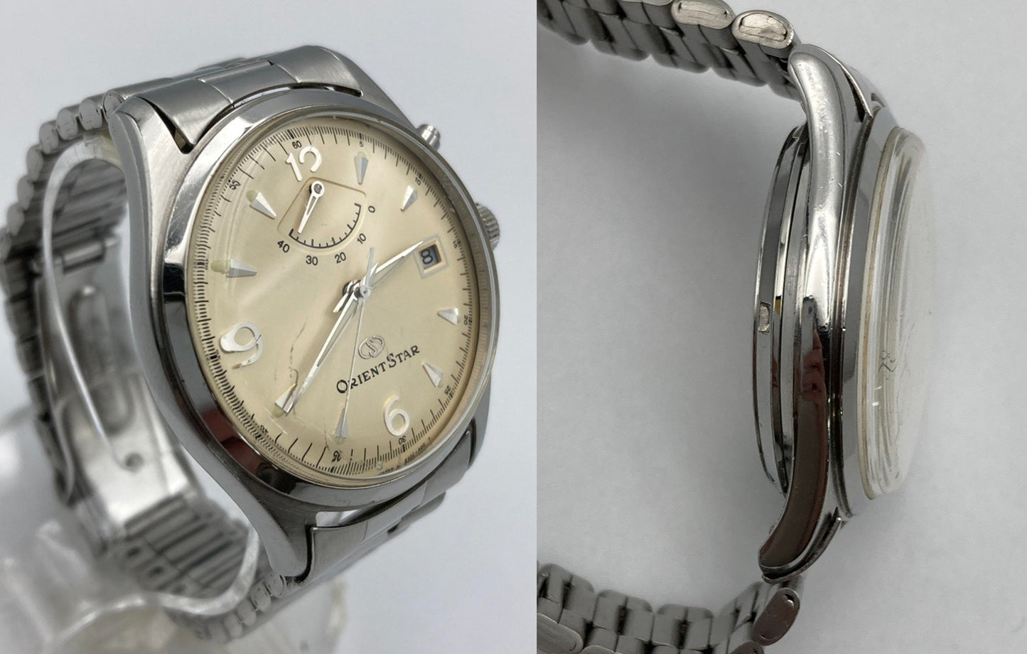【ジャンク品】 ORIENT STAR オリエントスター オートマティック 腕時計 EX0C-C0 CS 中古 D4