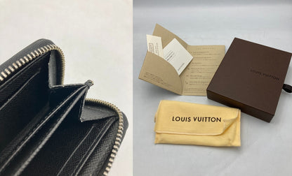 LOUIS VUITTON ルイヴィトン ジッピーコインパース ダミエ グラフィット N63076 中古 D4