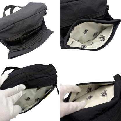 ear PAPILLONNER イアパピヨネ 虎屋ういろ ショルダーバッグ 鞄 レディース コトラちゃん ブラック 斜め掛け 中古 W４