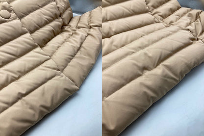 M-PREMIER COUTURE エムプルミエ クチュール レッキスファー ダウンコート サイズ38 中古 D4