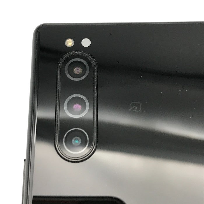 SONY XPERIA 5 スマートフォン 本体 4G アンドロイド SIMロック解除済み テレビ 有機EL スリム ブラック SOV41 中古 T1