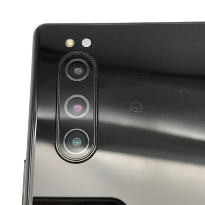 SONY XPERIA 5 スマートフォン 本体 4G アンドロイド SIMロック解除済み テレビ 有機EL スリム ブラック SOV41 中古 T1
