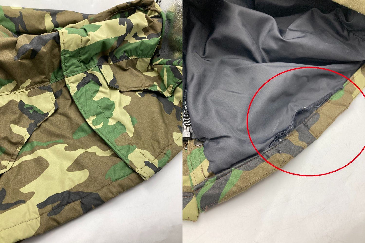 SPIEWAK スピワック コールドウェザーパーカー 576D カモフラージュ ラージサイズ 中古 D4