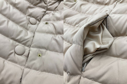 M-PREMIER COUTURE エムプルミエ クチュール レッキスファー ダウンコート サイズ38 中古 D4