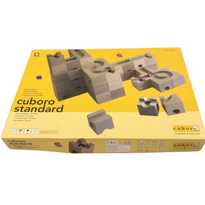キュボロ (cuboro) キュボロ スタンダード 知育玩具 54ピース 中古 Y1