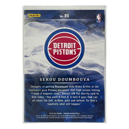 PANINI NBAカード ORIGINS SEKOU DOUMBOUYA DETROIT PISTONS /75 #85 中古 IT1