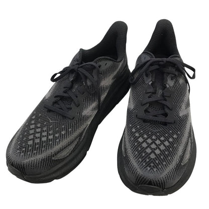 HOKA ONE ONE ホカオネオネ ランニングシューズ クリフトン 9/1127895 ブラック 31cm 中古 Y1