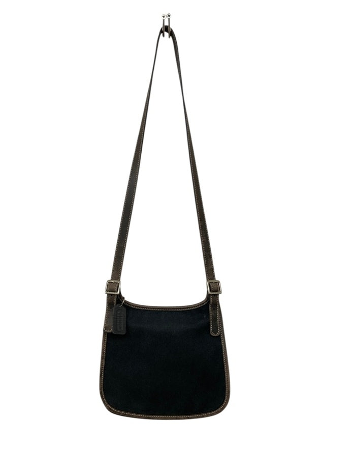 COACH コーチ USA製 キャンバス×レザー ショルダーバッグ 8114 中古 D4