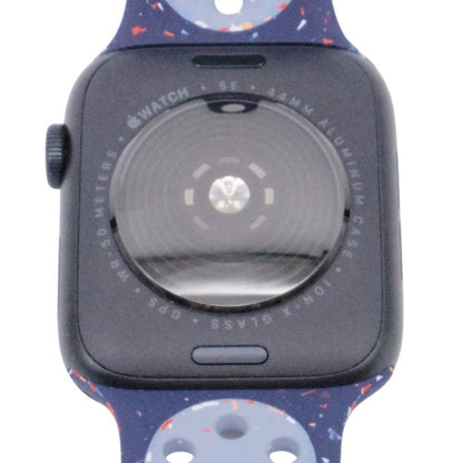 Apple Watch SE 3 (GPSモデル) - 44mmミッドナイトアルミニウムケースとブルーリボンNikeスポーツバンド - M/L 中古 a1
