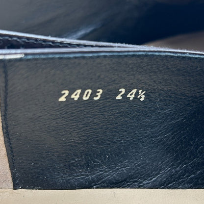 MARGARET HOWELL idea マーガレットハウエル アイデア タッセル ローファー 24 1/2 靴 シューズ レディース エナメル レザー 中古 W４