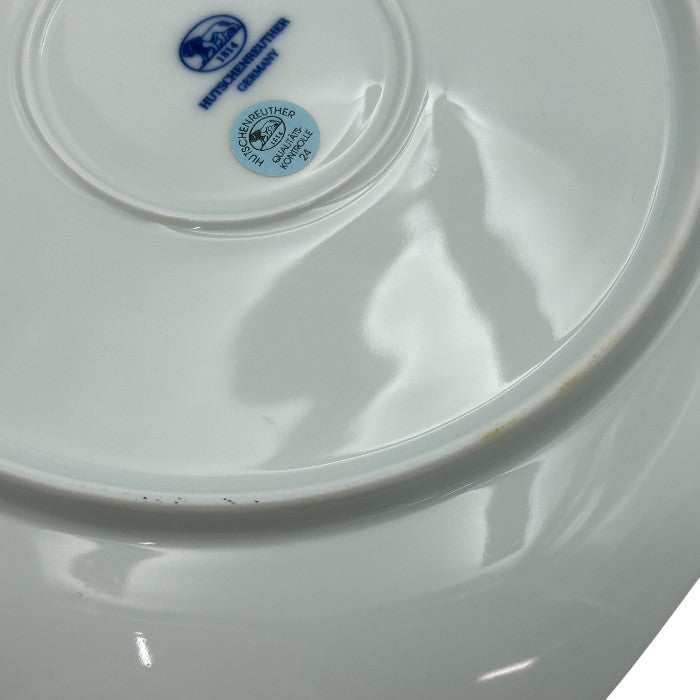 HUTSCHENREUTHER フッチェンロイター ブルーオニオン スクエアプレート24cm＆コーヒー ペア 洋食器 カップ＆ソーサー 皿 中古 W４
