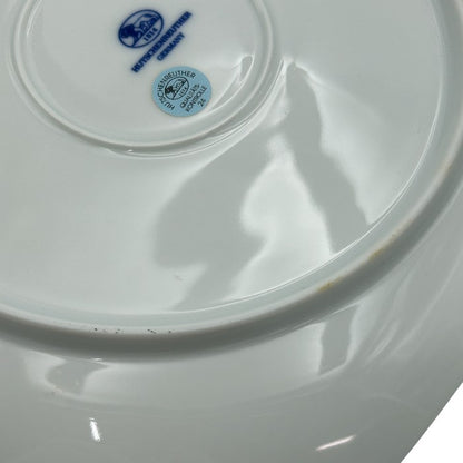 HUTSCHENREUTHER フッチェンロイター ブルーオニオン スクエアプレート24cm＆コーヒー ペア 洋食器 カップ＆ソーサー 皿 中古 W４