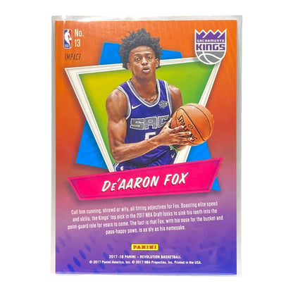 PANINI NBAカード REVOLUTION DE'AARON FOX KINGS #13 中古 IT2