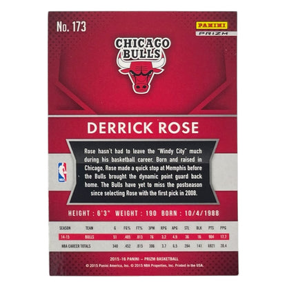 PANINI NBAカード PRIZM DERRICK ROSE CHICAGO BULLS #173 中古 IT2