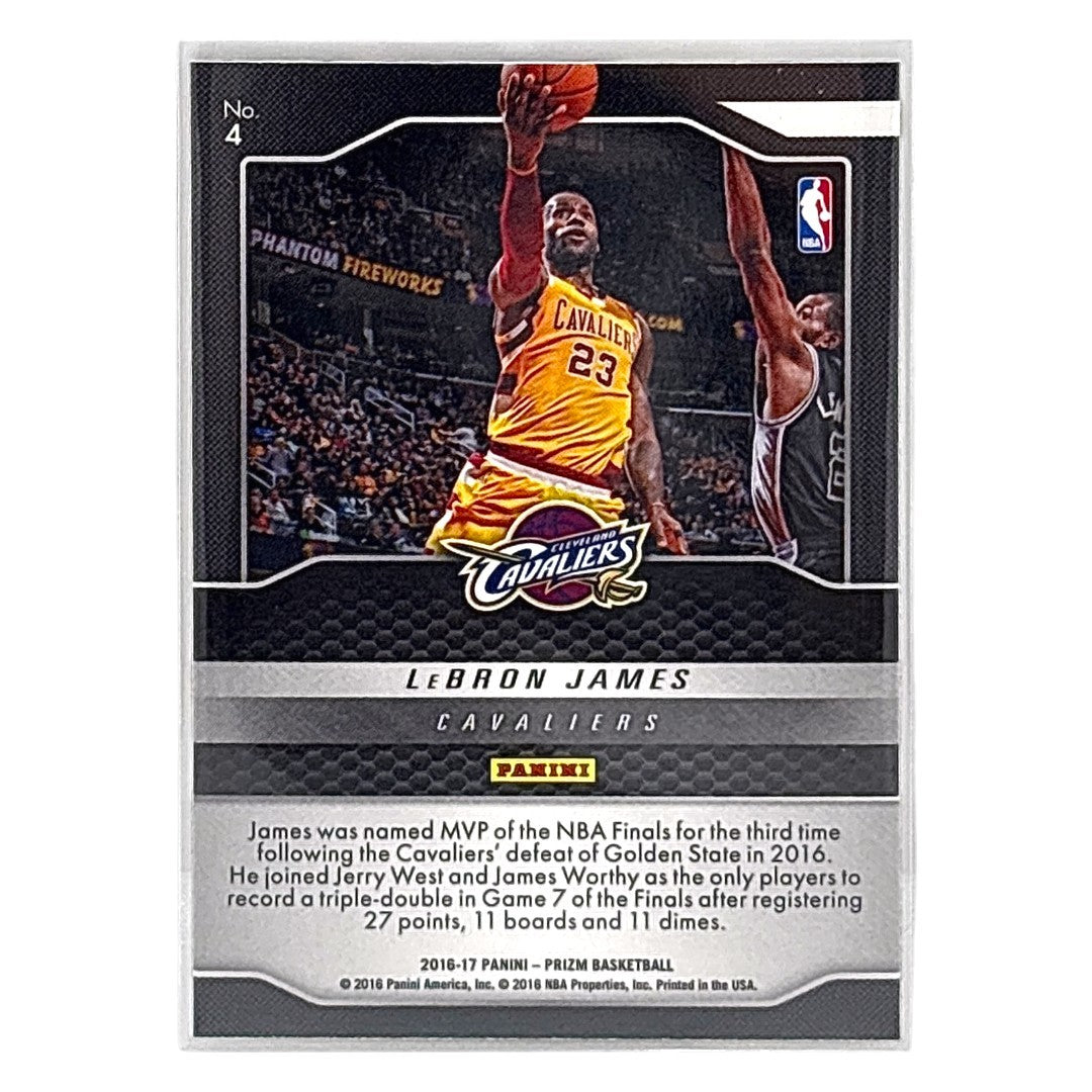 PANINI NBAカード PRIZM SKY'S THE LIMIT LEBRON JAMES CAVALIERS #4 中古 IT1
