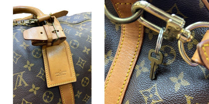 LOUIS VUITTON ルイヴィトン モノグラム キーポル バンドリエール 60 ボストンバッグ M41412 ショルダー ハンドバッグ 大きい 旅行 ブランド 鞄 中古 W４