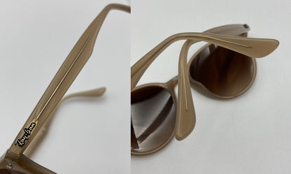 Ray Ban レイバン サングラス RB4305F 616613 53 オパールベージュ 中古 D4