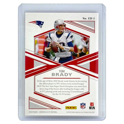 PANINI NFLカード DONRUSS ELITE TOM BRADY NEW ENGLAND PATRIOTS #ED-1 中古 IT1