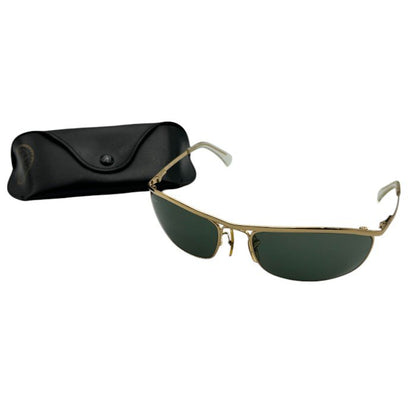 Ray-Ban レイバン サングラス 0RB3119M OLYMPIAN I DELUXE GOLD 日本 62 (FREE サイズ) 眼鏡 メンズ オリンピアン デラックス 中古 W４