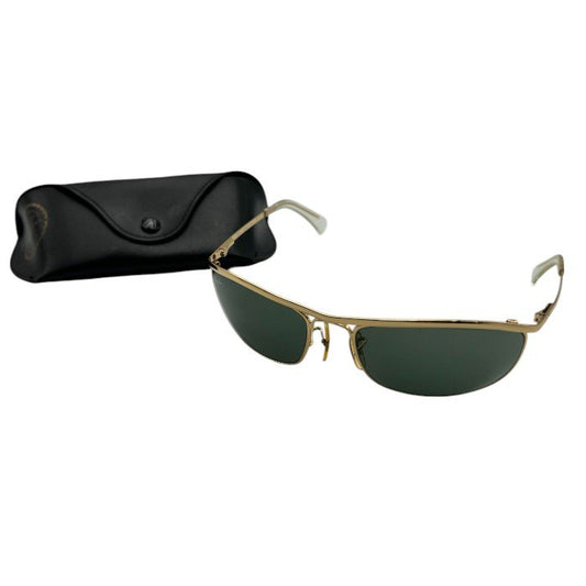 Ray-Ban レイバン サングラス 0RB3119M OLYMPIAN I DELUXE GOLD 日本 62 (FREE サイズ) 眼鏡 メンズ オリンピアン デラックス 中古 W４
