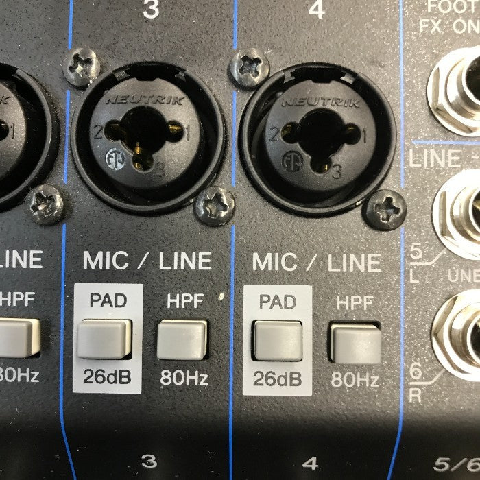 YAMAHA ヤマハ 10チャンネルミキシングコンソール ブラック レコーディング 音楽制作 USB接続 MG10XU 中古 T1