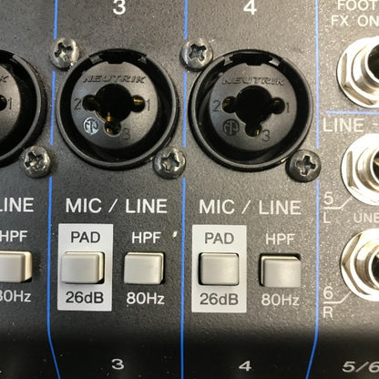 YAMAHA ヤマハ 10チャンネルミキシングコンソール ブラック レコーディング 音楽制作 USB接続 MG10XU 中古 T1