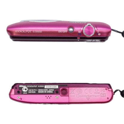 Nikon デジタルカメラ COOLPIX S3500 光学7倍ズーム 有効画素数 2005万画素 ストロベリーピンク S3500PK 中古 a1