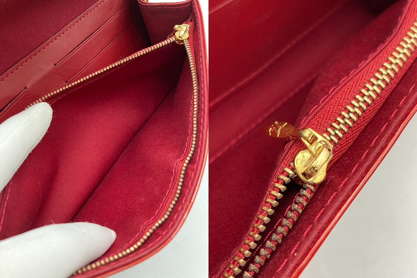 LOUIS VUITTON ルイヴィトン モノグラムヴェルニ サンセット・ブルーバード M93543 訳アリ 中古 D4