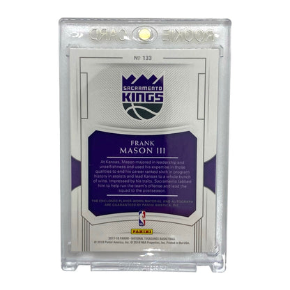 PANINI NBAカード NATIONAL TREASURES FRANK MASON Ⅲ KINGS 69/99 #133 中古 IT2