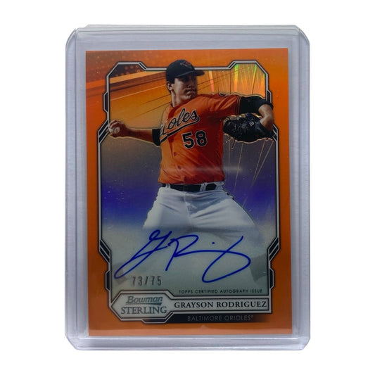 TOPPS MLBカード BOWMAN STERLING GRAYSON RODRIGUEZ ORIOLES 73/75 #BSPA-GR 中古 IT2