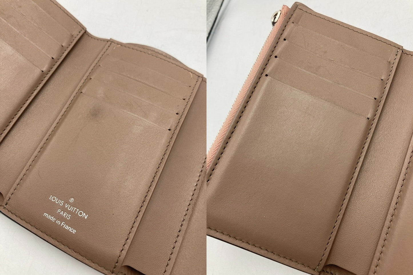 LOUIS VUITTON ルイヴィトン ポルトフォイユカプシーヌ 3つ折り財布  M62156 中古 D4