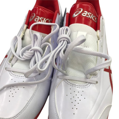 アシックス(ASICS) 野球・ソフトボール用 スパイク ポイント STAR SHINE 2 1121A012 ホワイト/レッド 26cm 中古 Y1