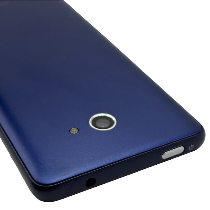 京セラ kyocera au BASIO4 スマートフォン KYV47 ロイヤルブルー 本体 スマホ シニア 初心者 android 中古 W４