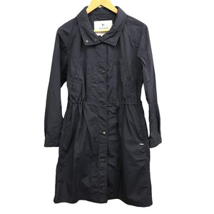 WOOLRICH ウールリッチ スプリングコート レディース 春 ナイロン ネイビー Sサイズ  WWOU0409 中古 M1