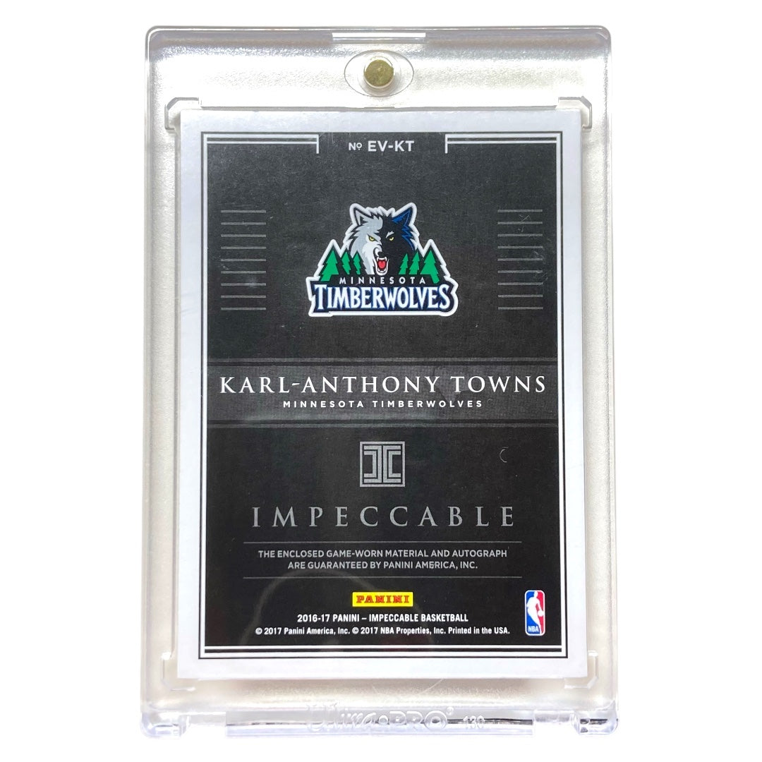 PANINI NBAカード IMPECCABLE KARL-ANTHONY TOWNS TIMBERWOLVES 02/10 #EV-KT 中古 IT2