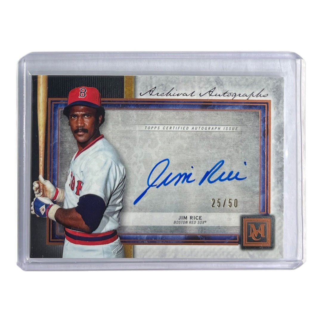 TOPPS MLBカード MUSEUM COLLECTION JIM RICE BOSTON RED SOX /50 #AA-JRI 中古 IT2