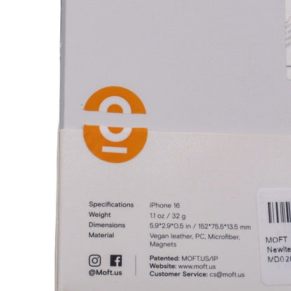 MOFT SNAP CASE MOVAS iPhone16専用 レザー調ケース 中古 a1